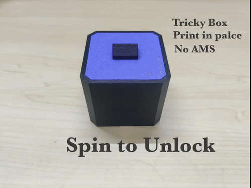 Tricky Christmas Gift Box (Spin to Unlock)