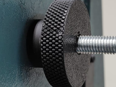 M10 nut housing Tshape knurled