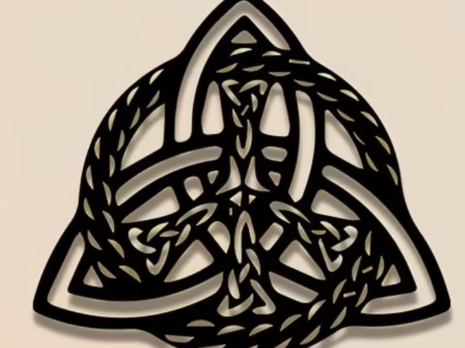 Triquetra Keltischer Knoten (Trinity Knot)
