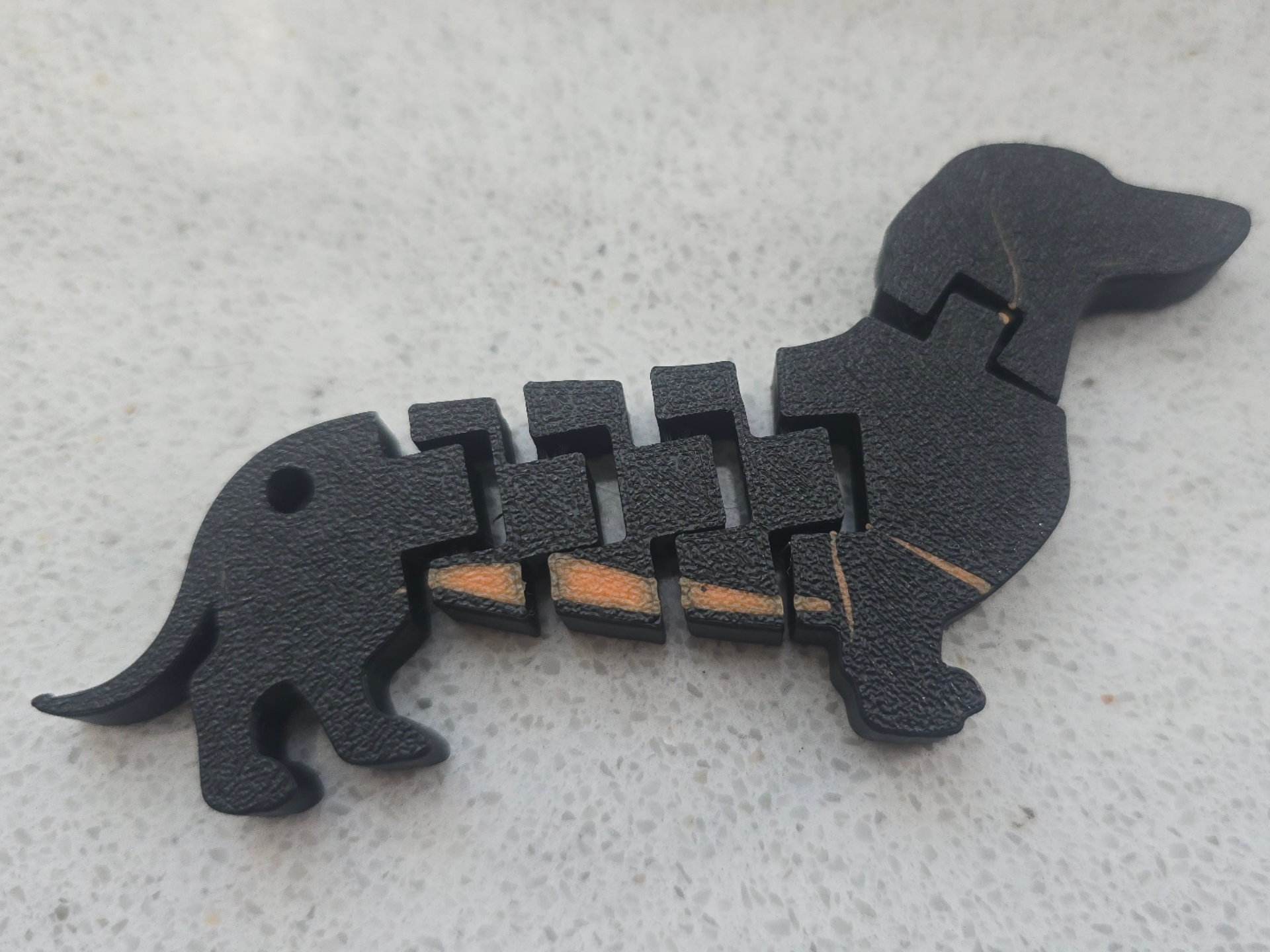 Daschund (Sausage Dog) keychain