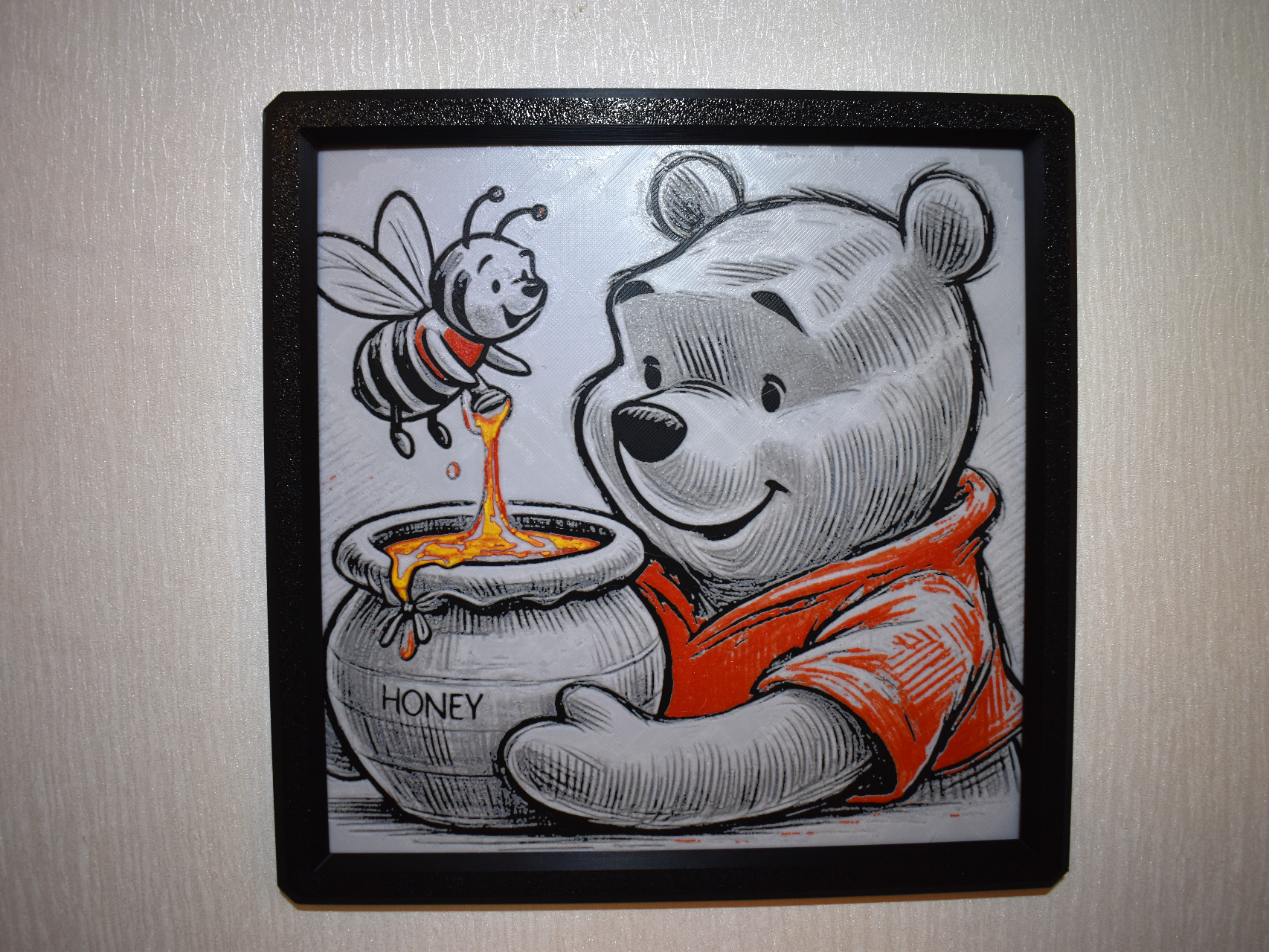 Winnie the Pooh Hueforge