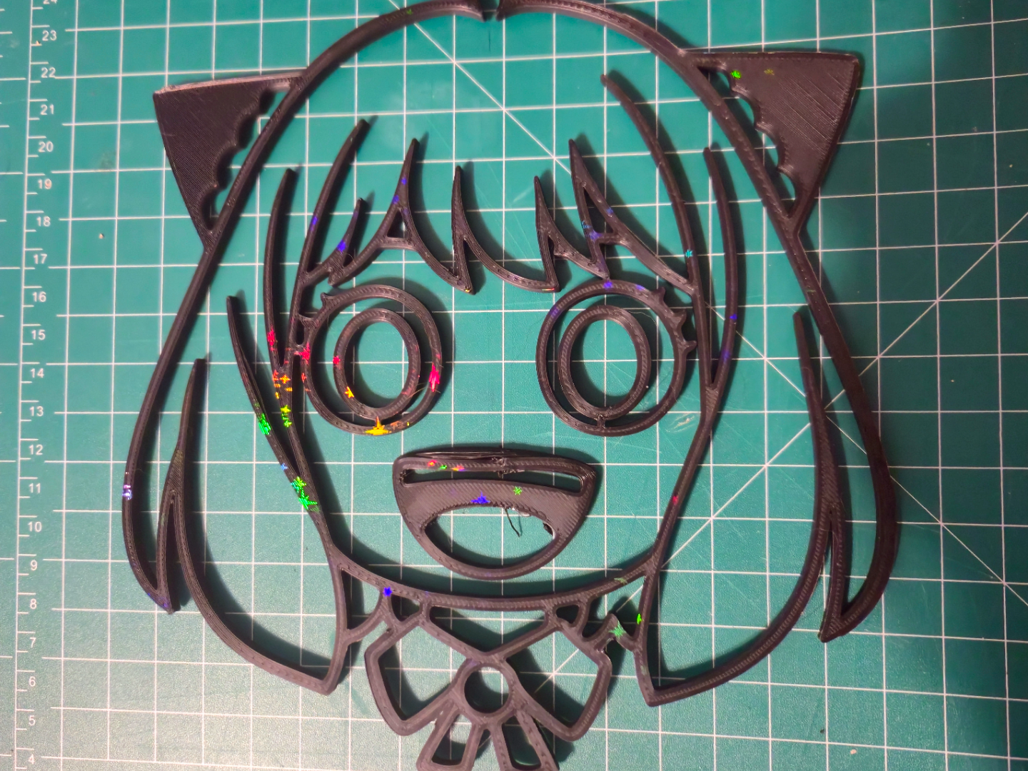 Anya Forger Stained Glass Frame for UV Resin