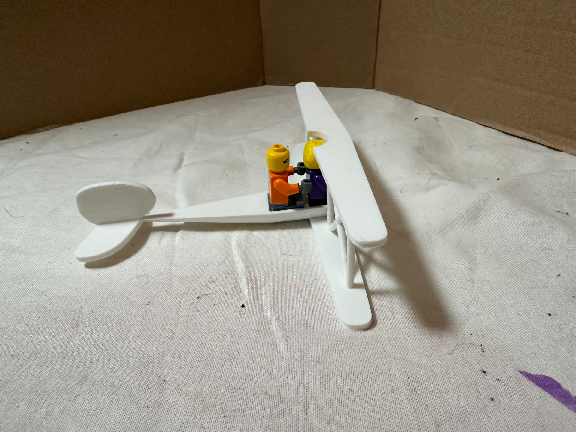 Brick-Compatible World War I Biplane