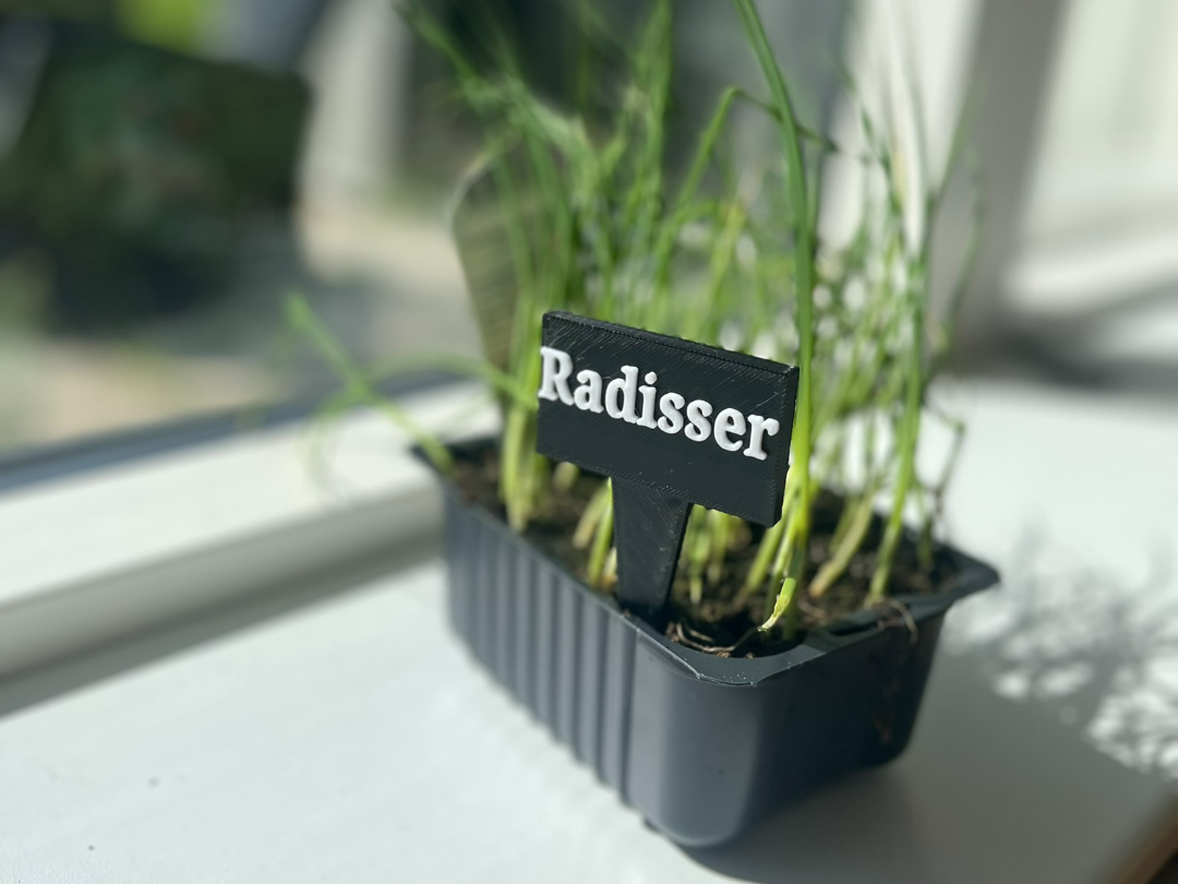 Garden sign for your kitchen garden Radisser