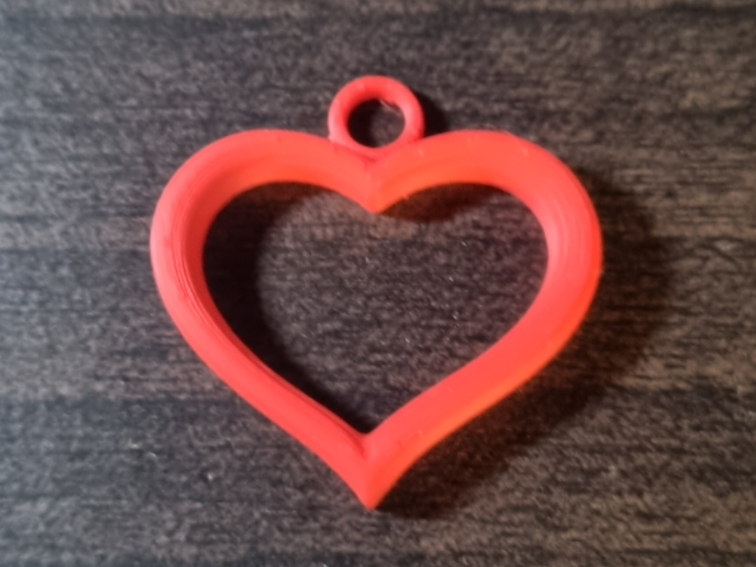 Pendentif coeur st valentin