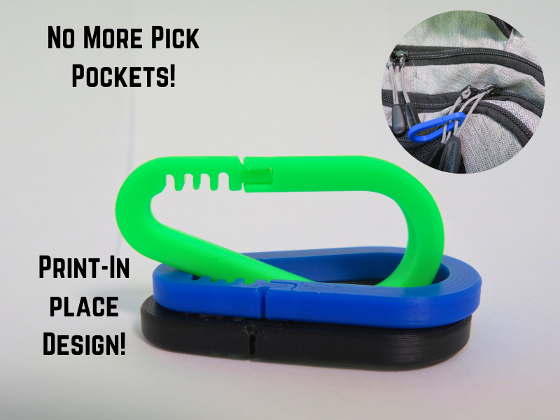 Anti Theft Protection (for Zippers)