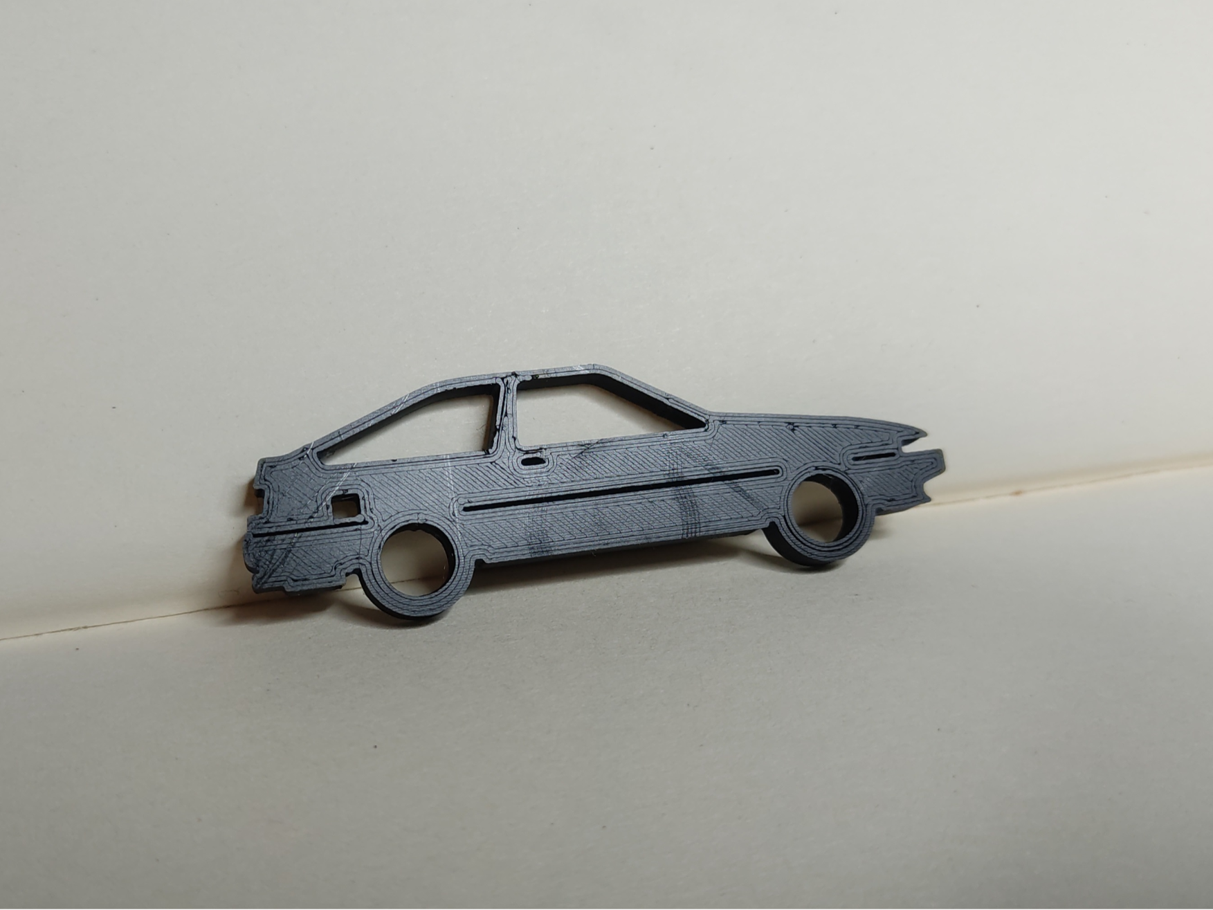 Toyota AE86 Trueno keychain pendant