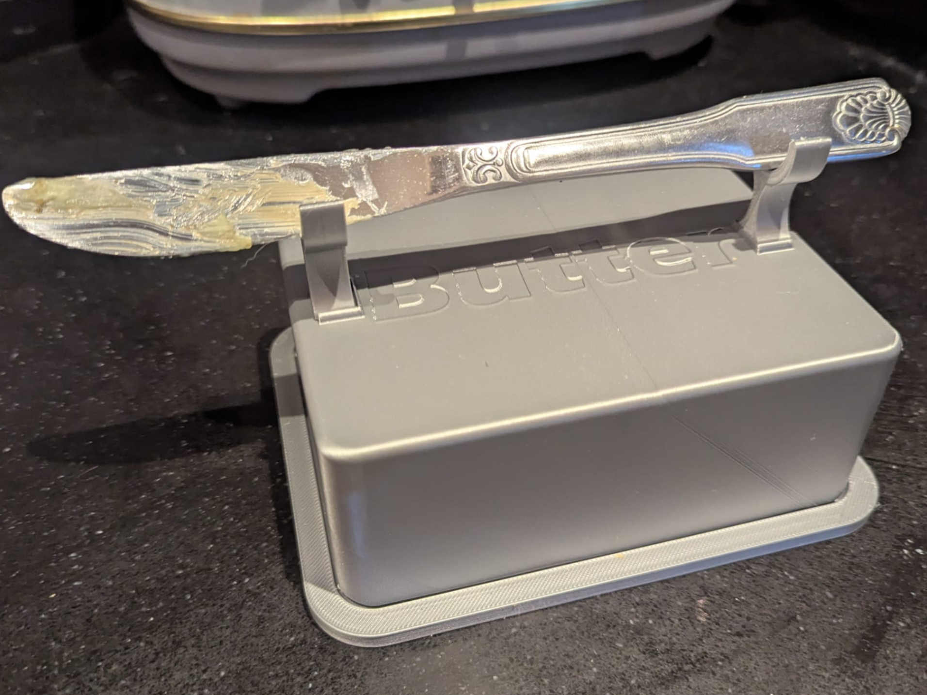Butter Tray with Knife holder