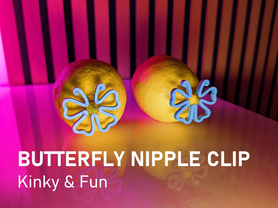 Butterfly Nipple Clip - Kinky & Fun