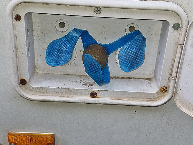 Jayco caravan water inlet cover