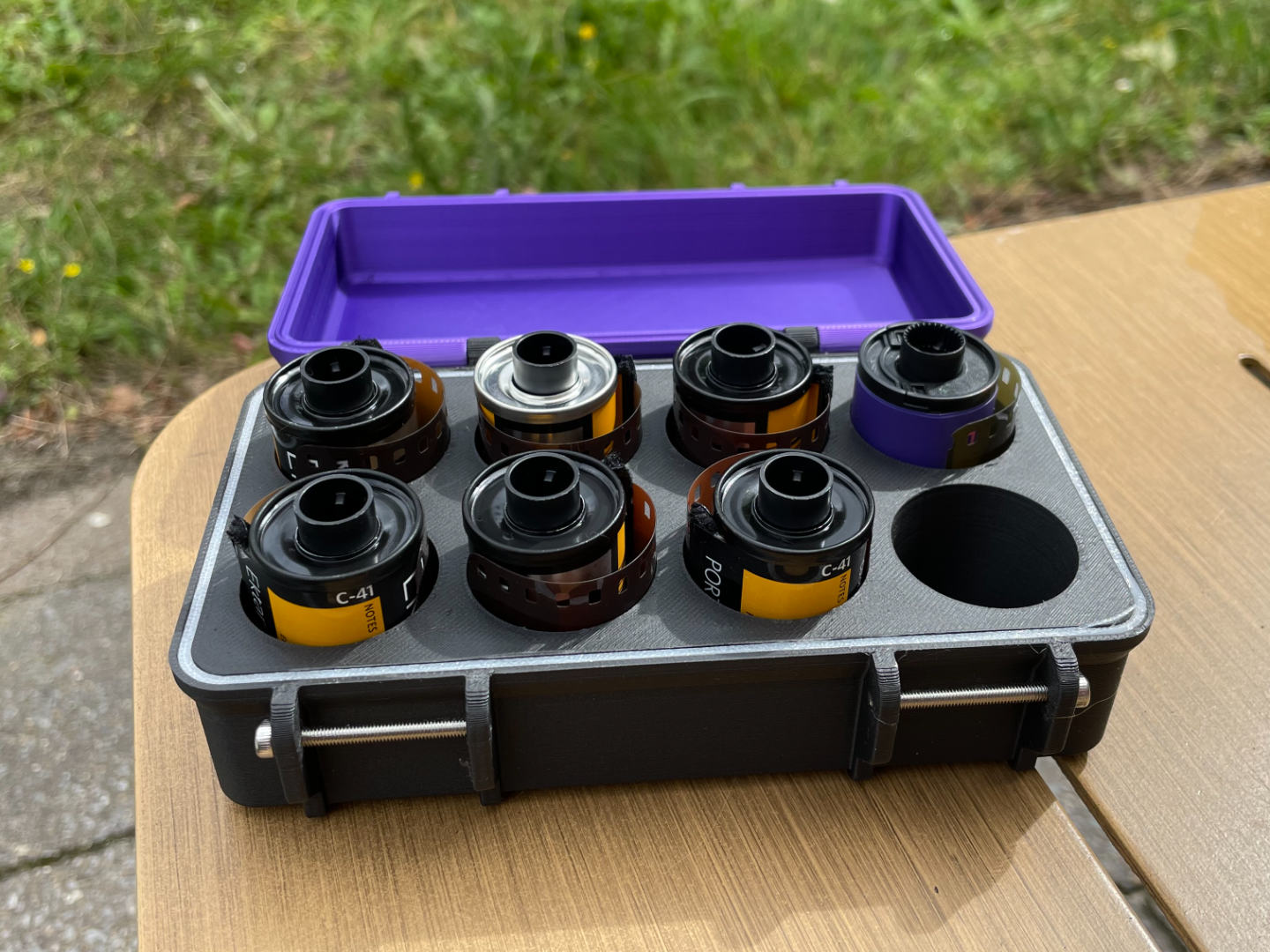 35mm Film Rugged Travel Box - Fits 8 Rolls
