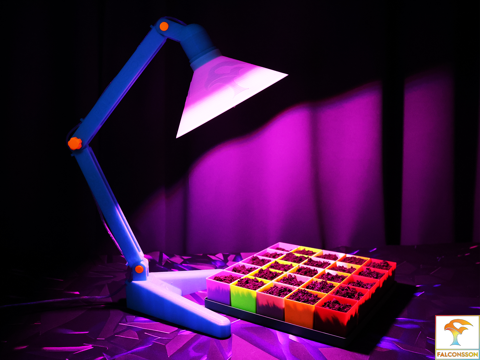 E27 Grow Light - Falconsson Multipurpose Desk Lamp