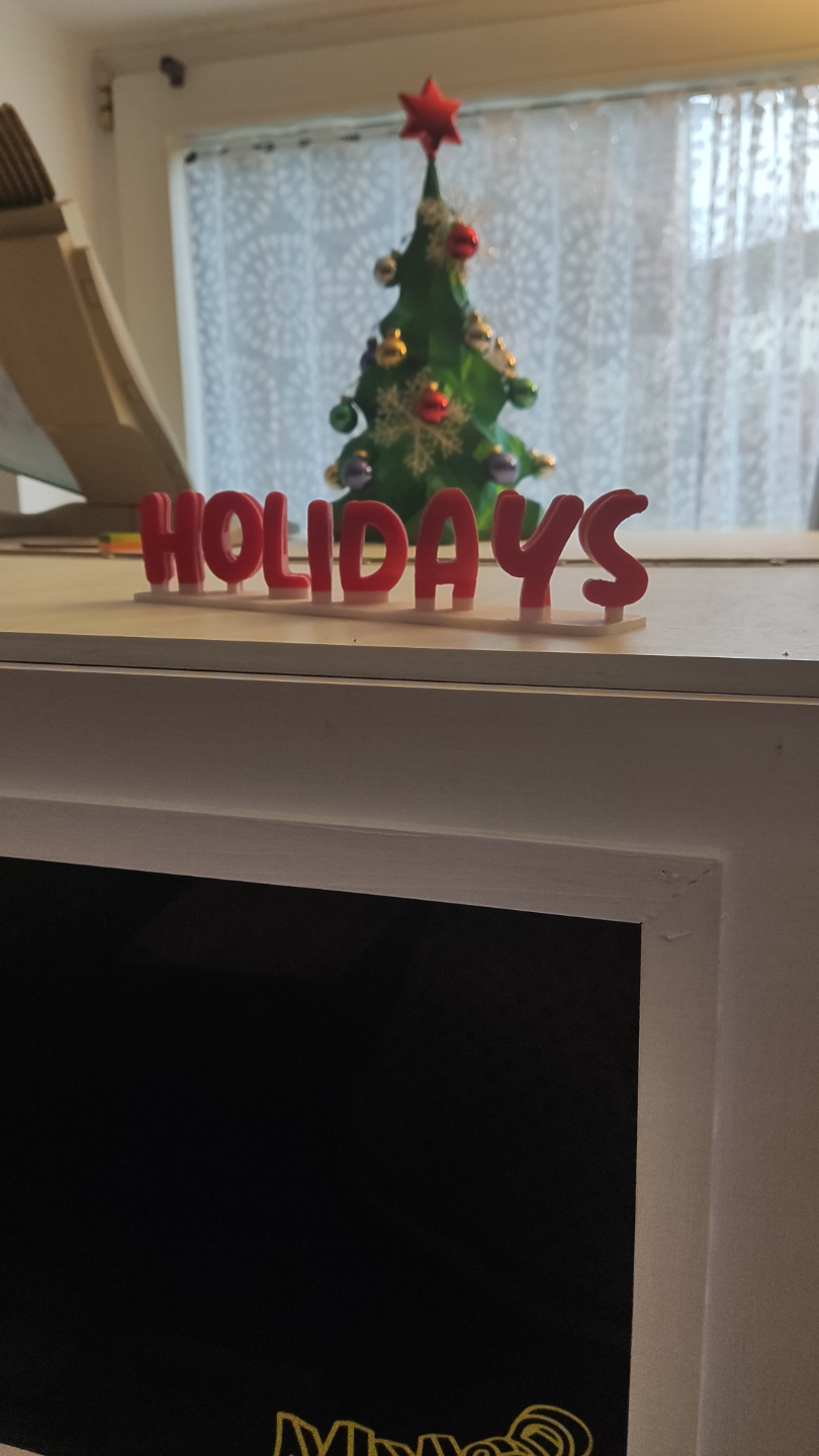 Happy Holiday Text Morphing