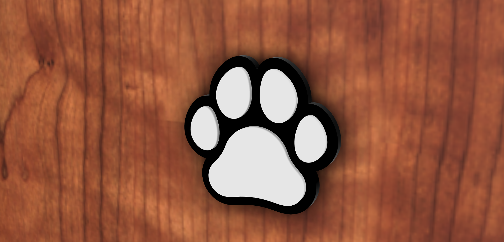 Paw Print Magnet