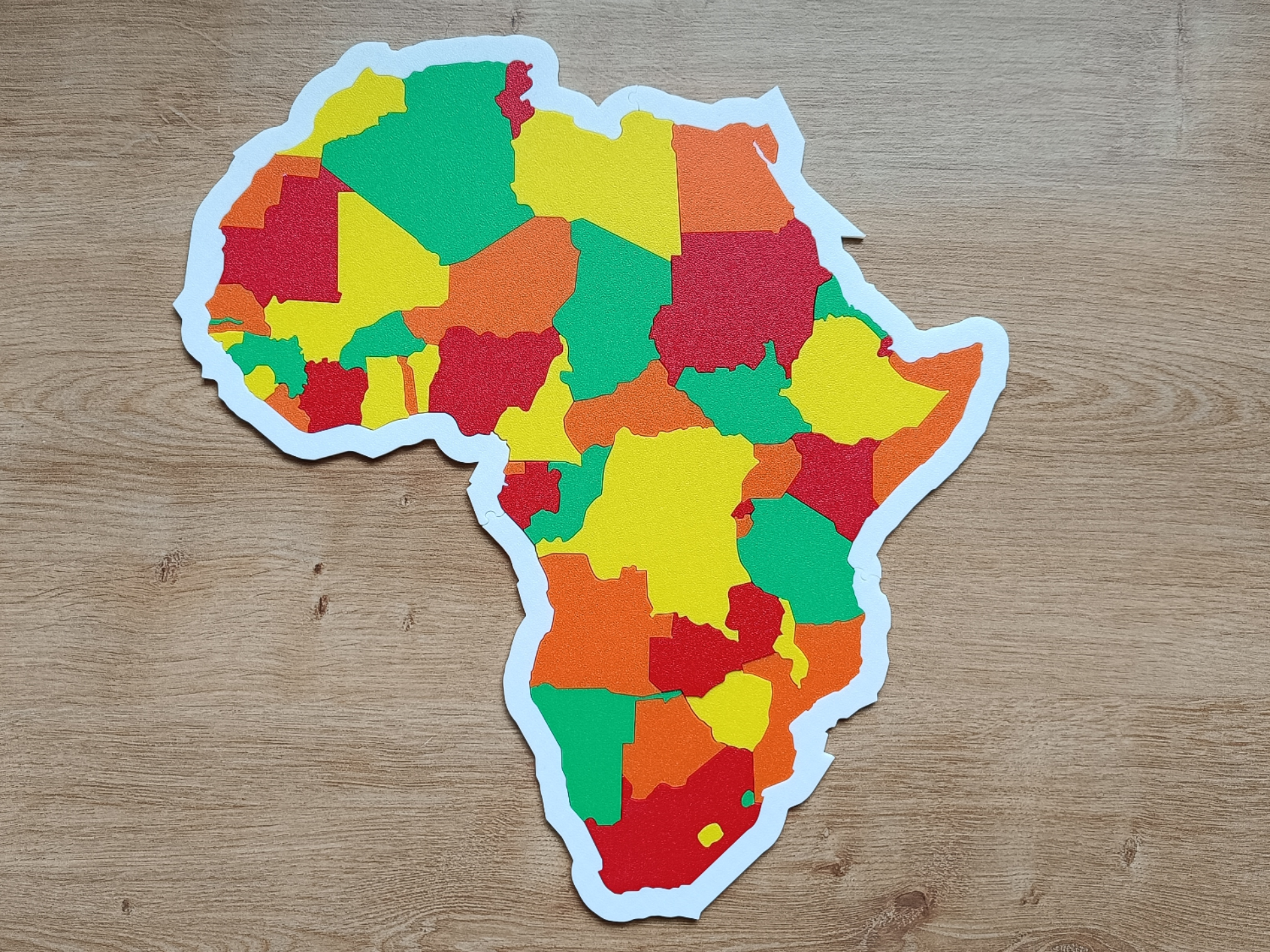 Africa Puzzle Map