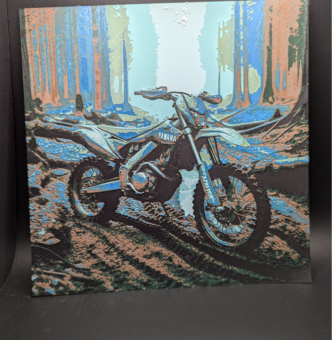 Yamaha Dirt Bike Hueforge