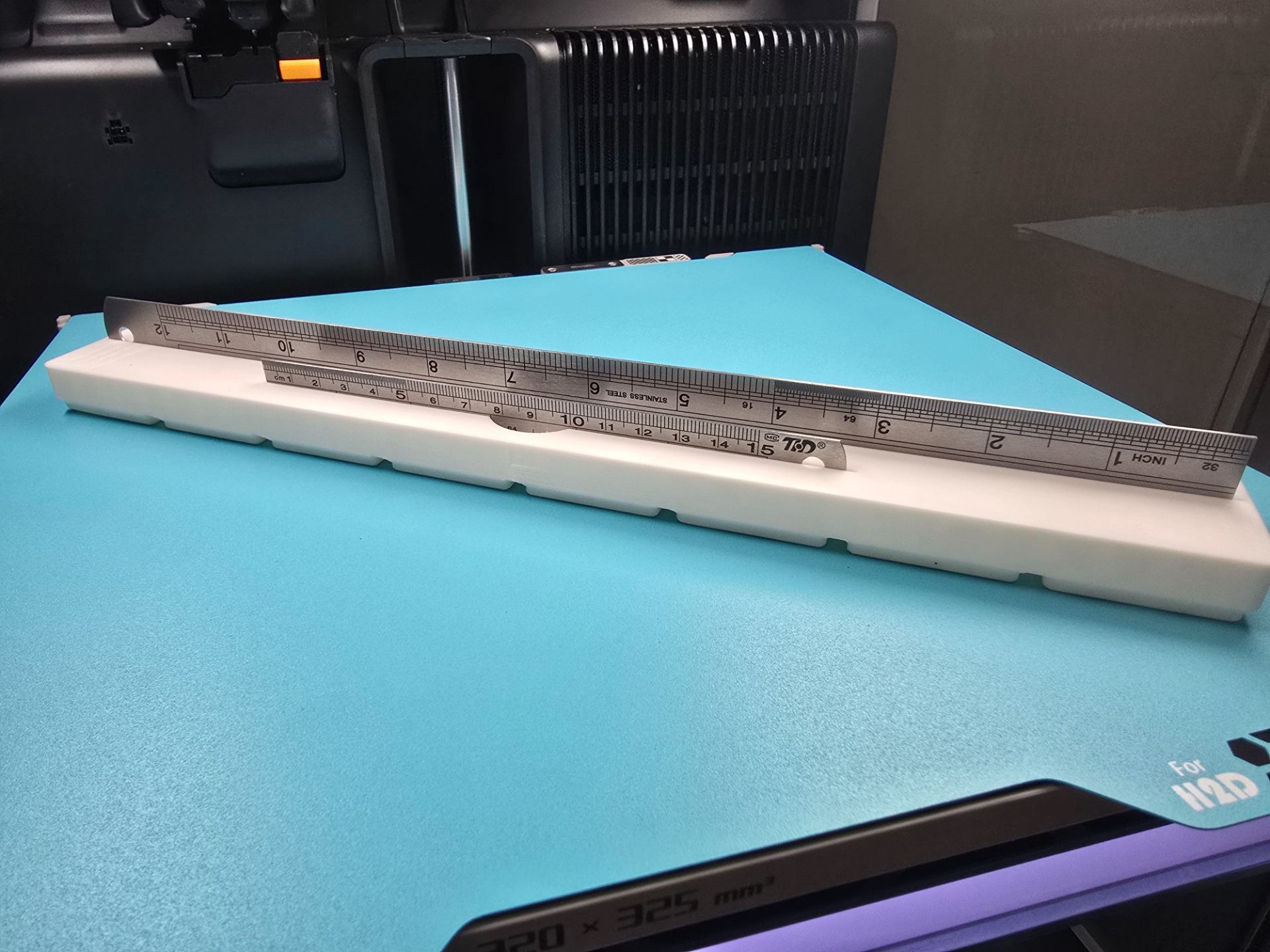 Gridfinity metal ruler holder