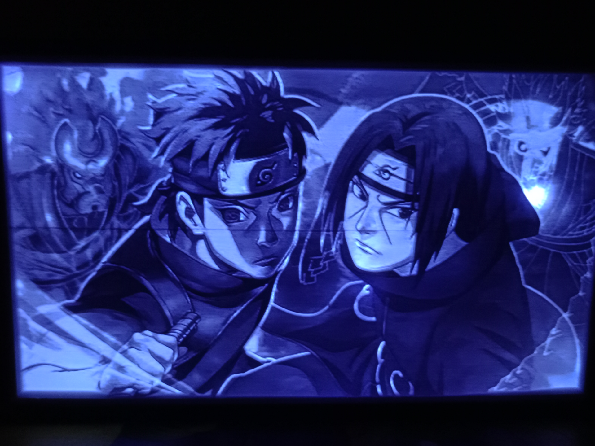 litofania di itachi e shisui