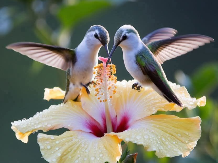 Hummingbirds Lithophane