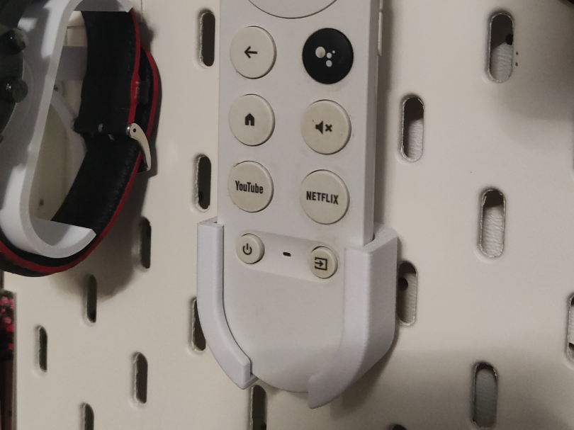 Support de télécommande Google TV pour Skadis