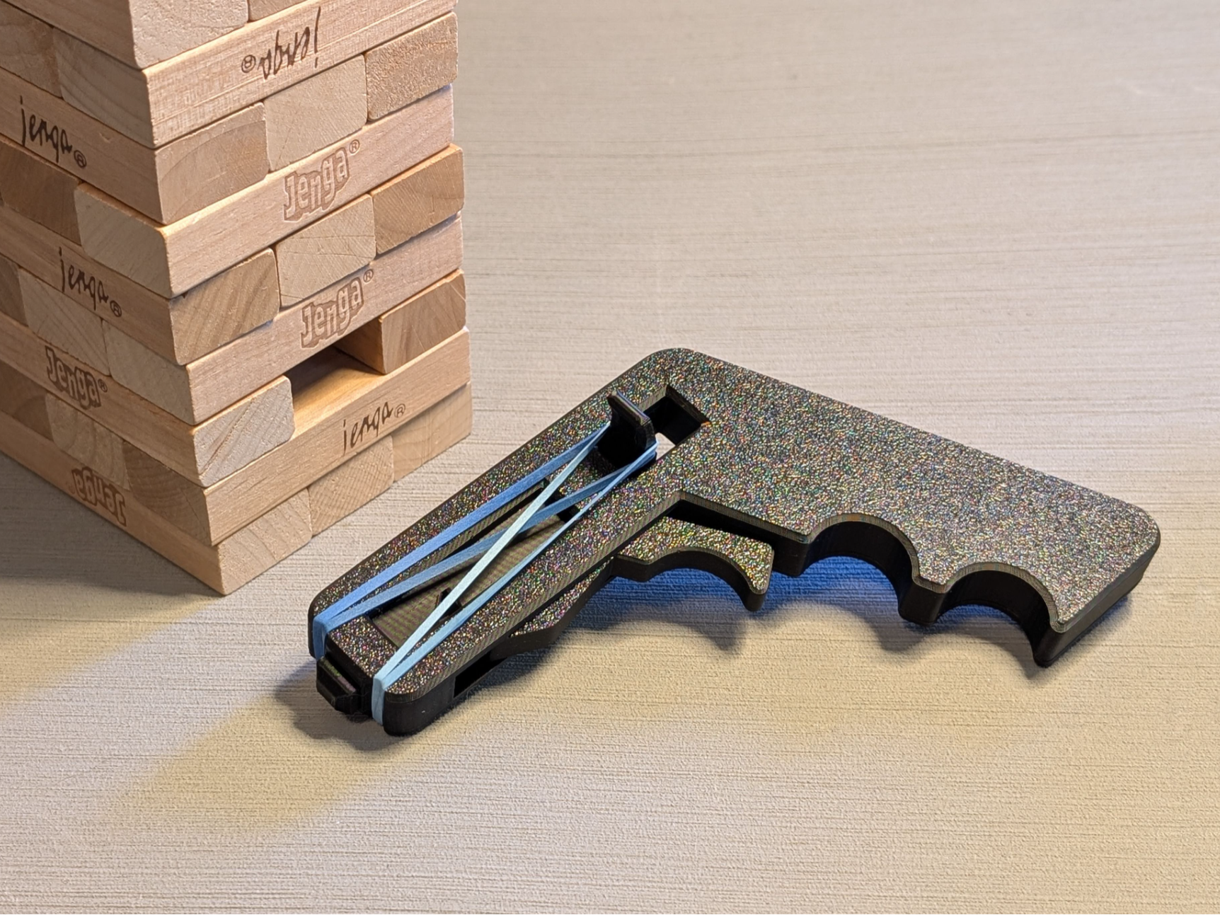 Jenga(TM) pistol