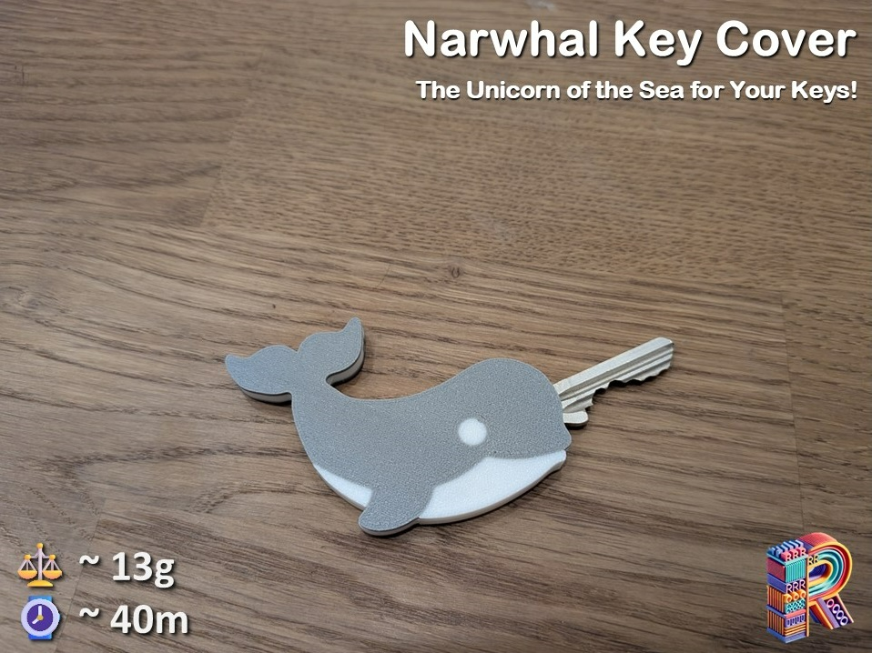 Narwhal Key Cover