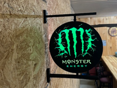 Monster Energy sign