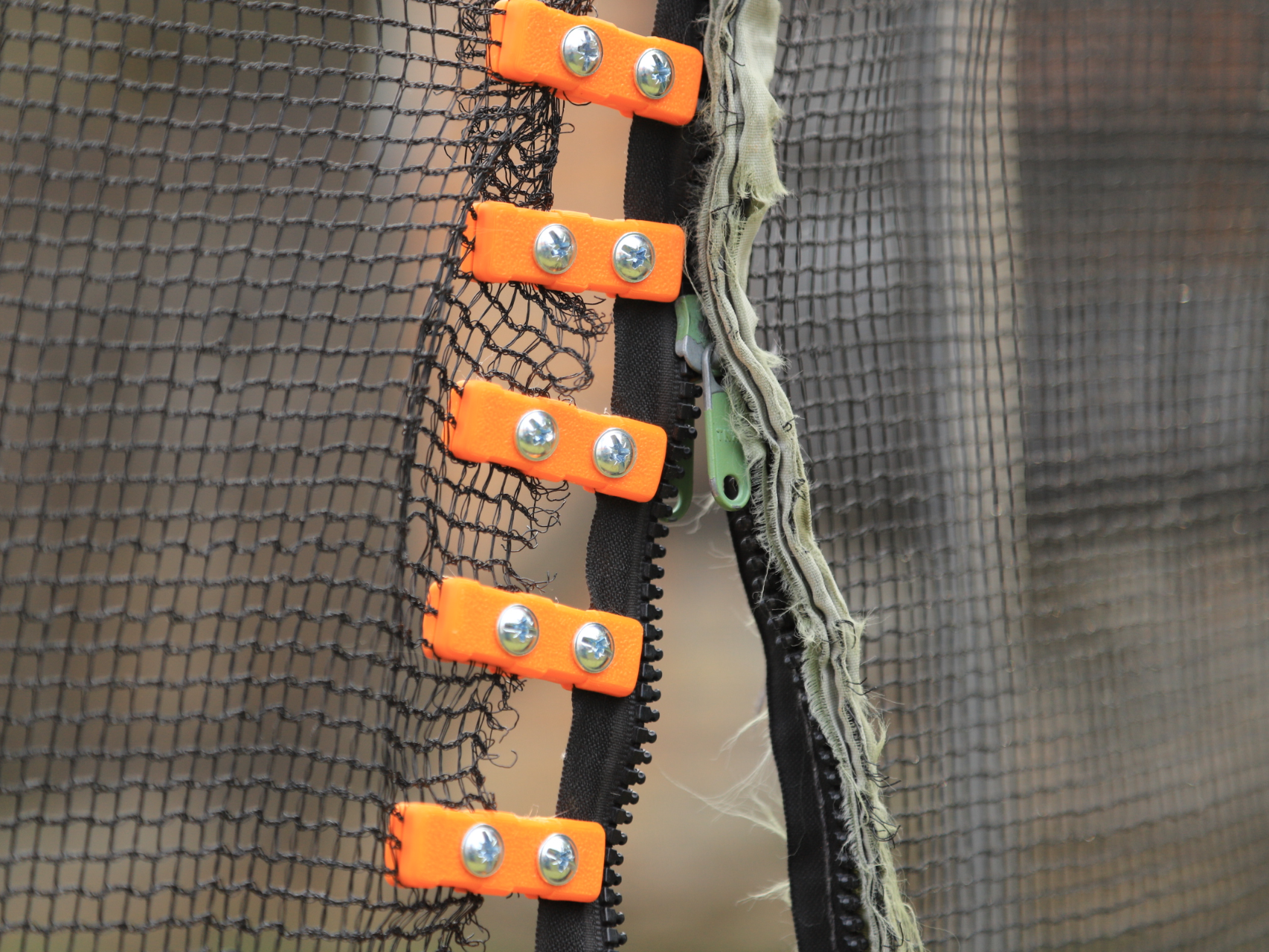 Save Trampoline!! Broken Zipper Net Fix Trampoline