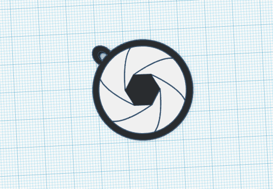 Aperture Keychain