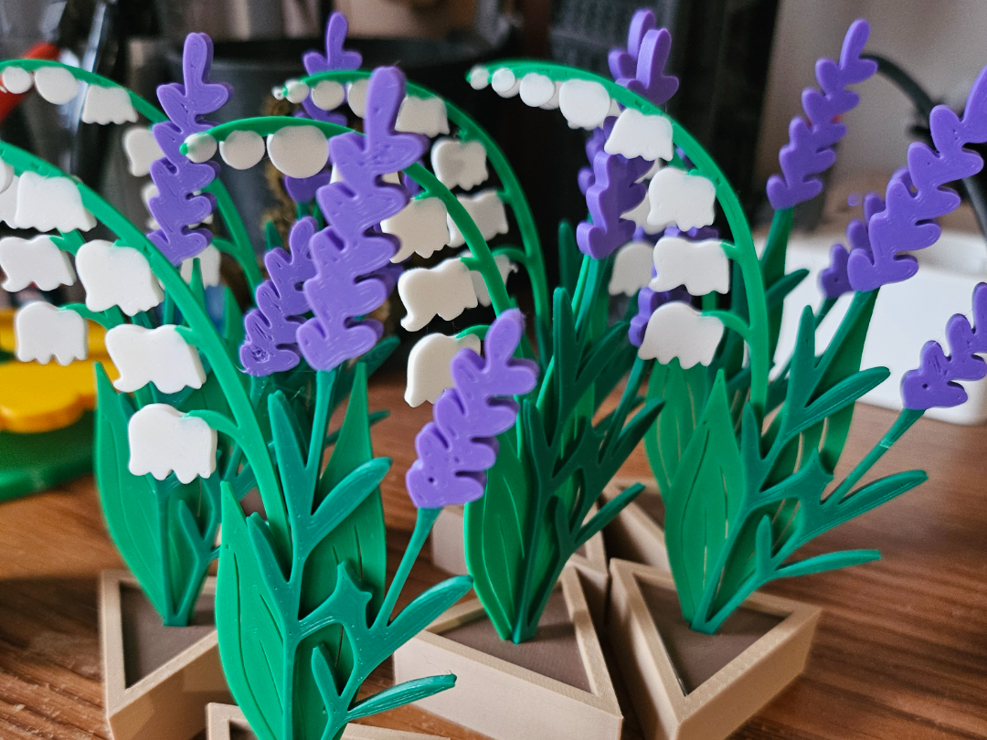lily of the valley and lavender