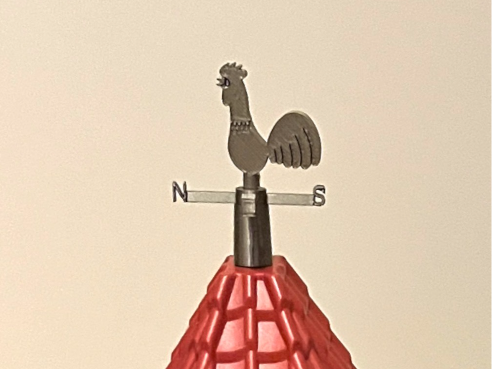 Weather vane for Red Roof Tower Home