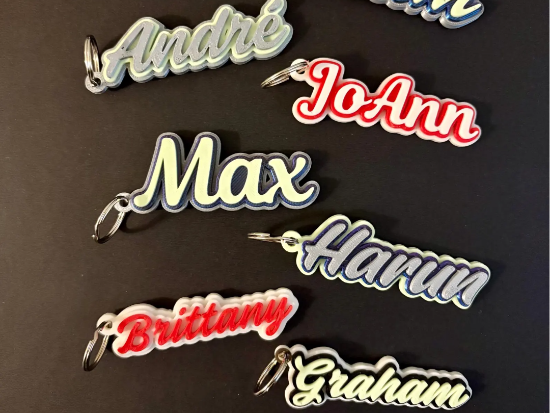 Custom Name Keychain.