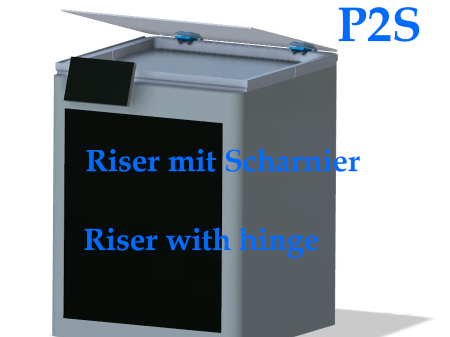 Riser mit Scharnier