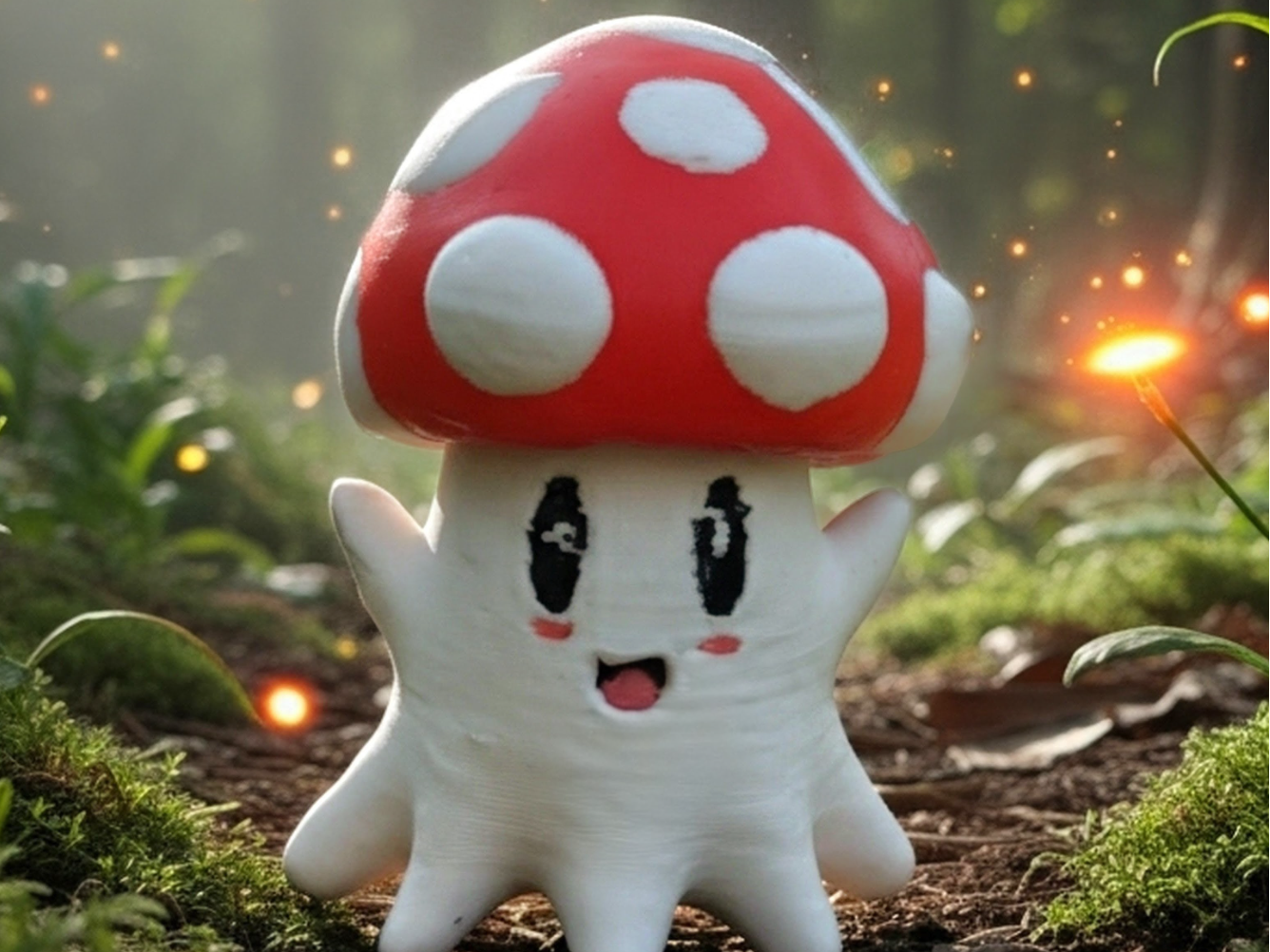 Mini Mushroom Ghost