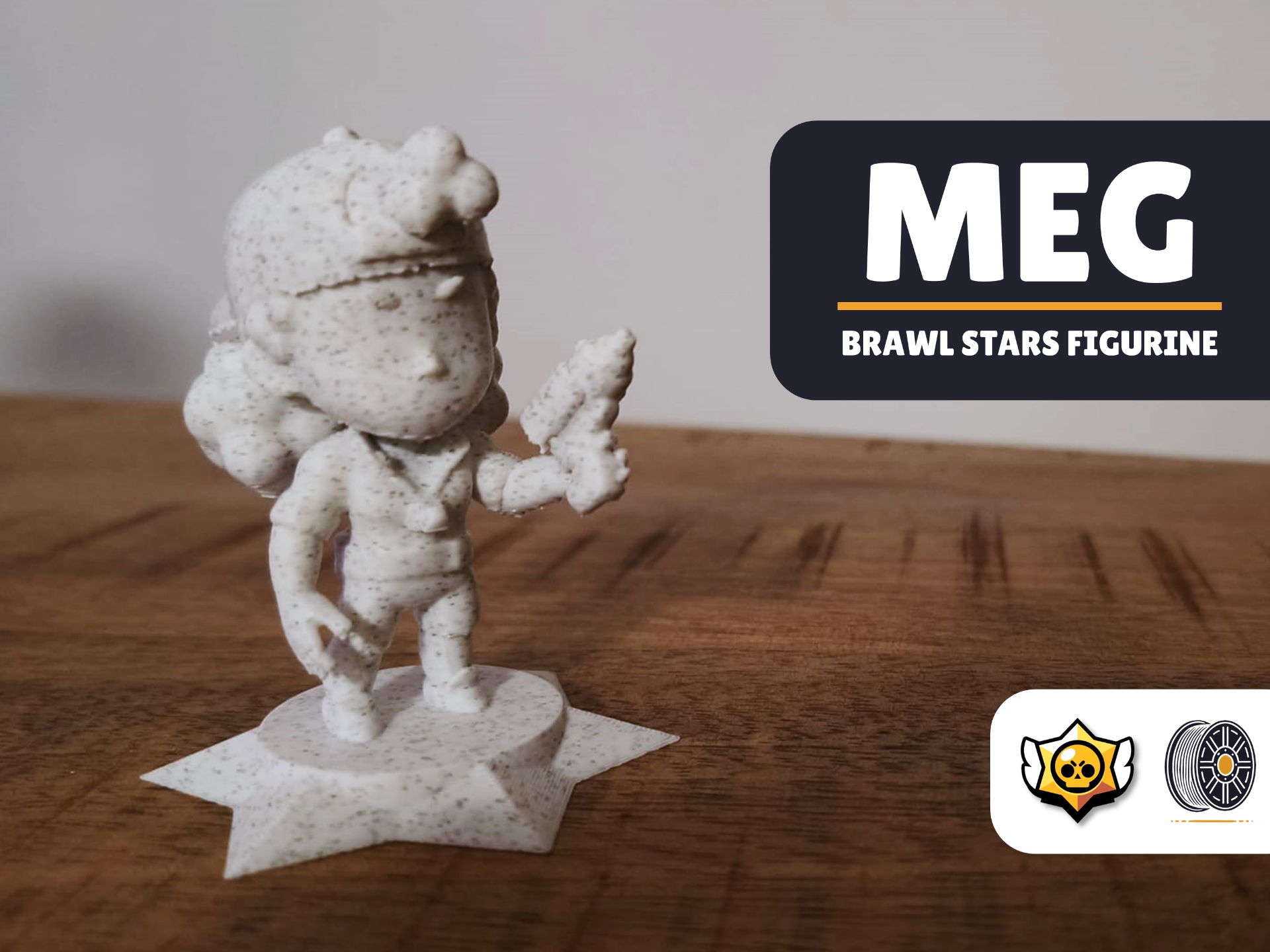 Meg | Brawl Stars Figurine