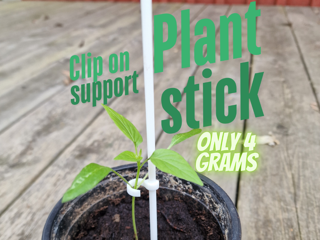 Plant Support Stick with Click-On Plant holder