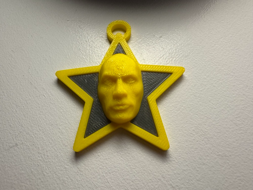 THE ROCK STAR keychain