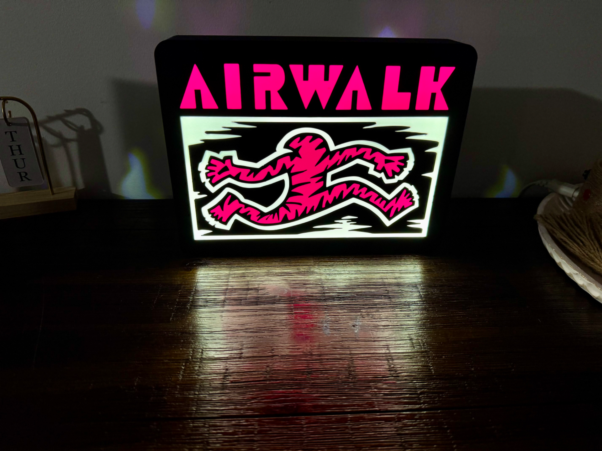 Airwalk - Purple Guy Logo - Light up Sign