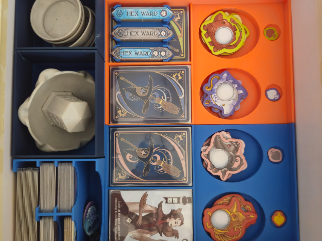 Tea Witches Boardgame Box Insert