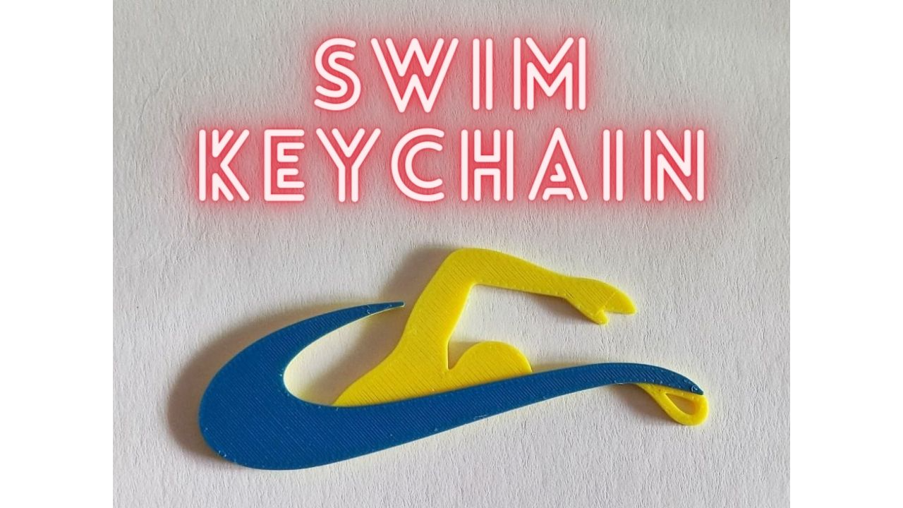 Swim Keychain