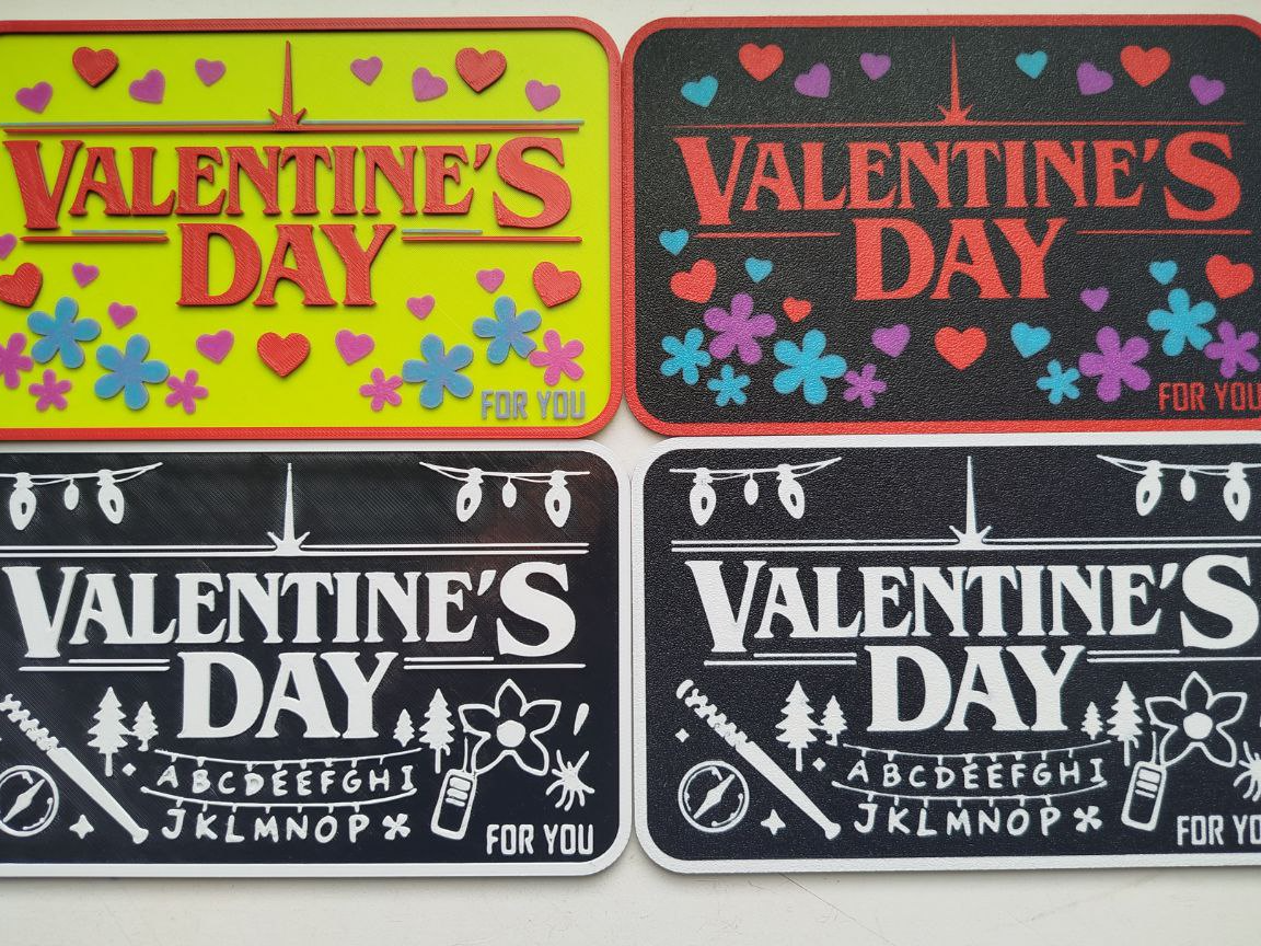 Valentine's Day Greeting Card (Strange Things)
