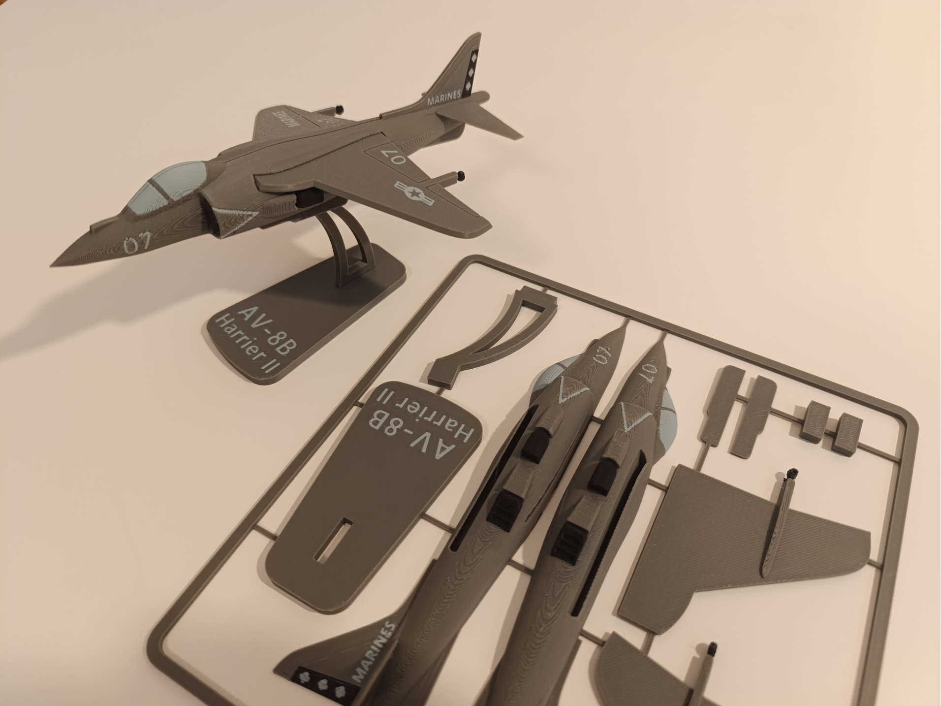 AV-8B Harrier II Plane Kit Card