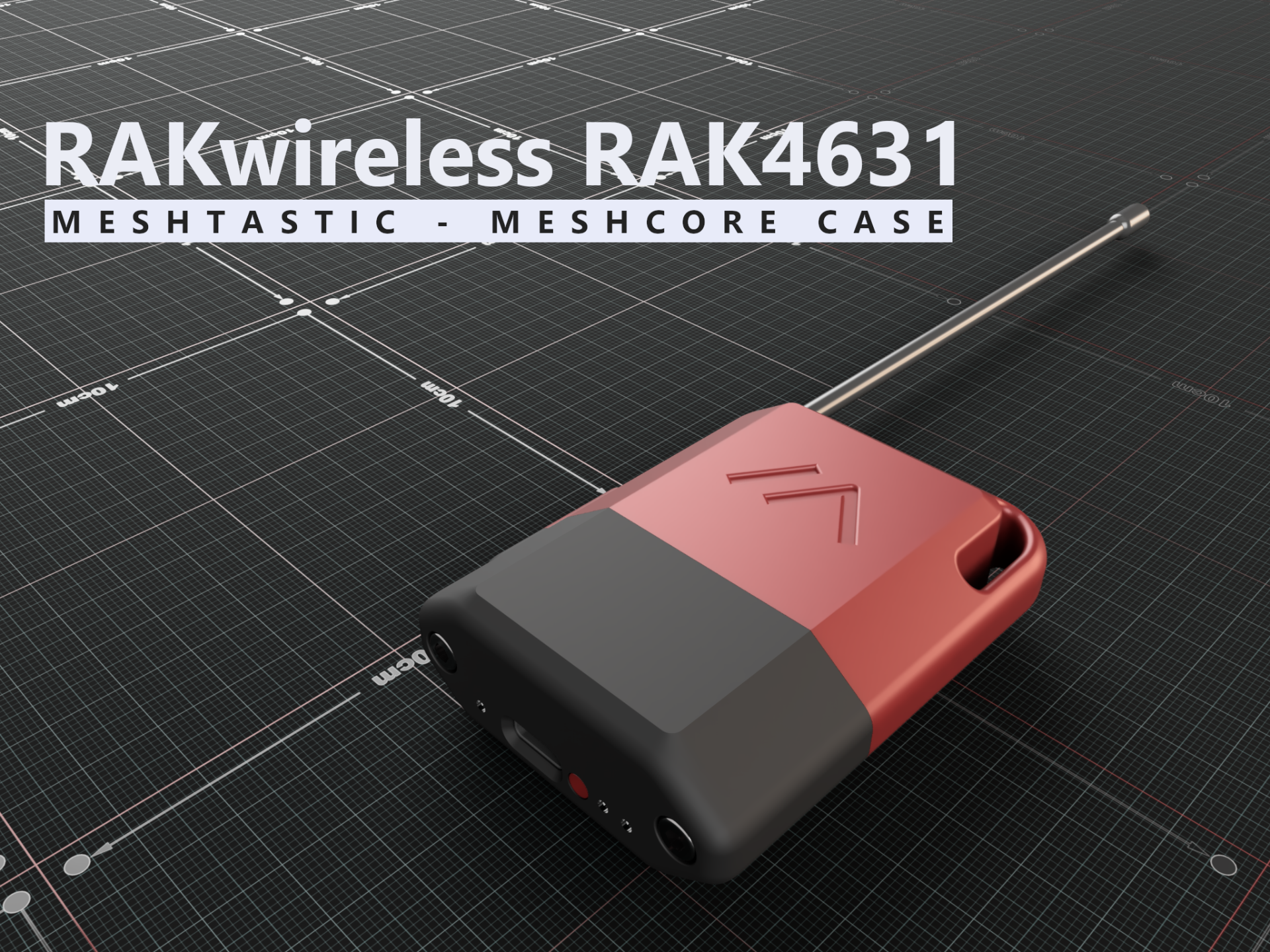 Case for  WisBlock RAK19007 & Core RAK4631