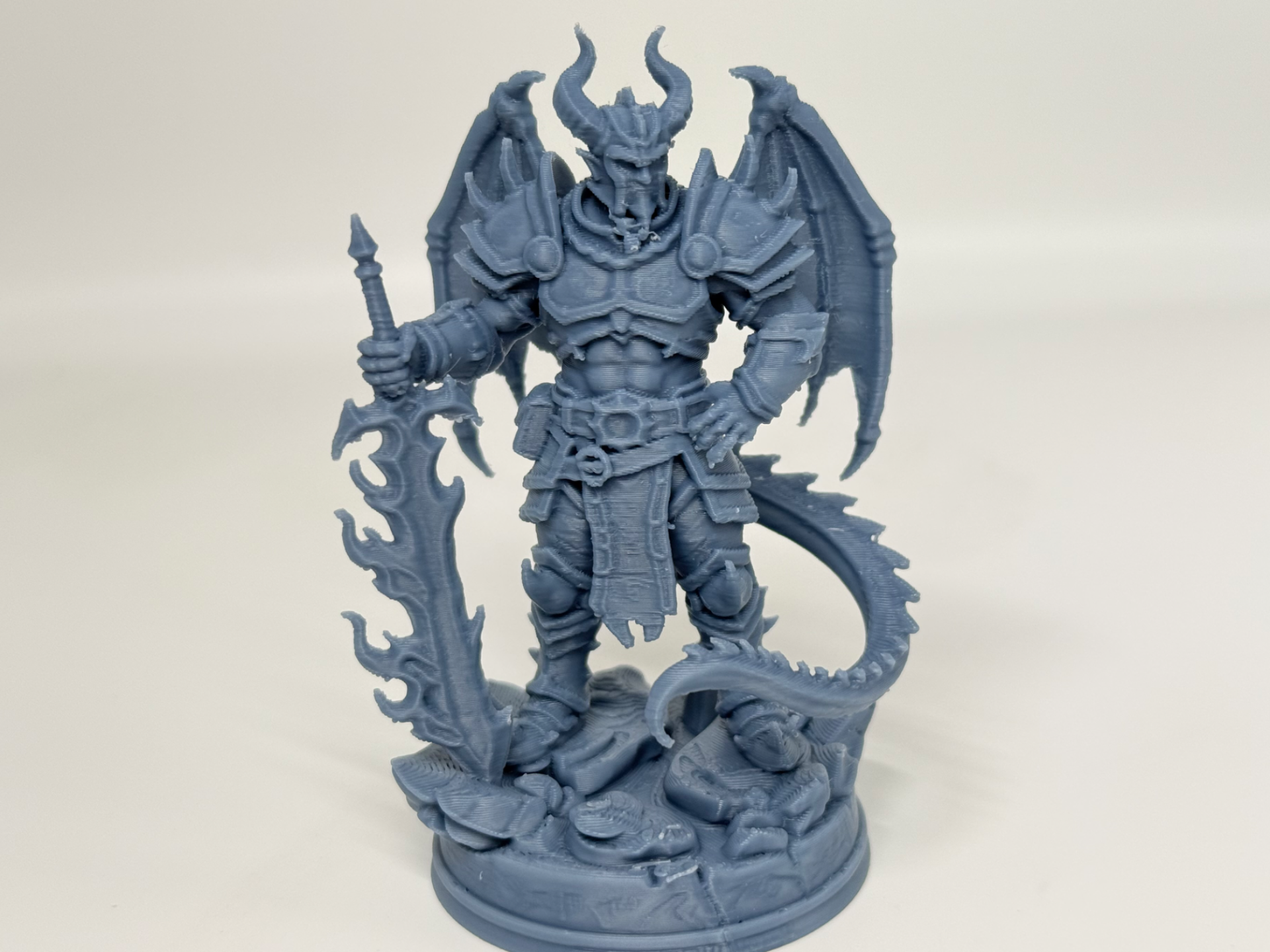 D&D Cambion Lord - 70mm Demon Boss Miniature