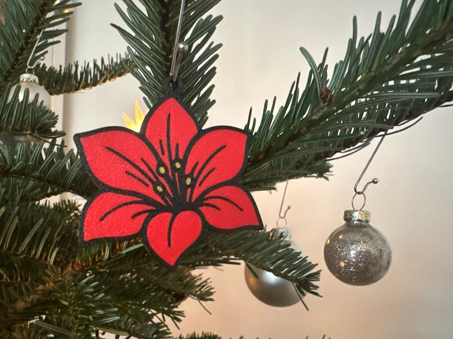 Cute Amaryllis Ornament