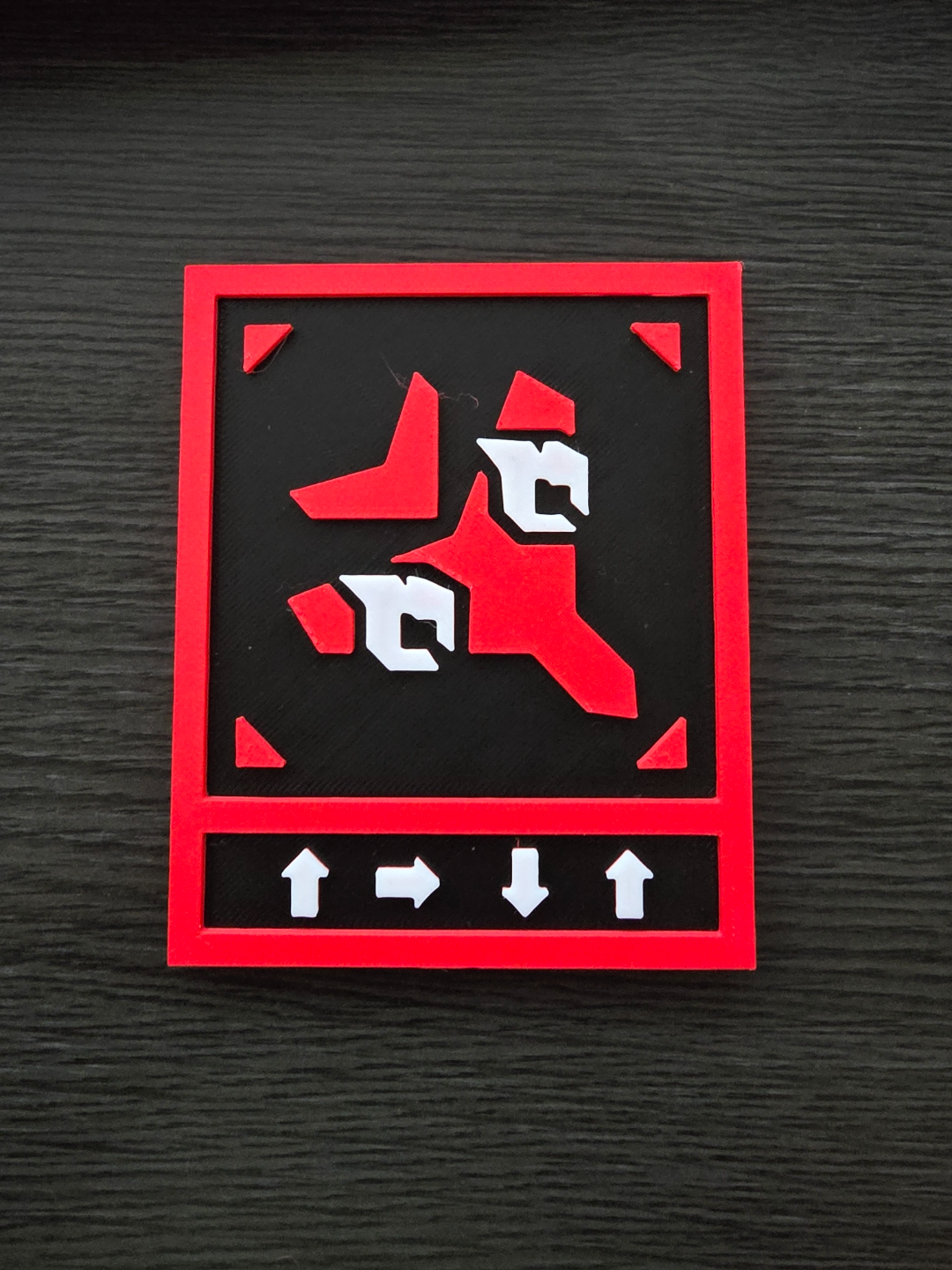 Magnetic Helldivers 2 Eagle Napalm Strike Plaque