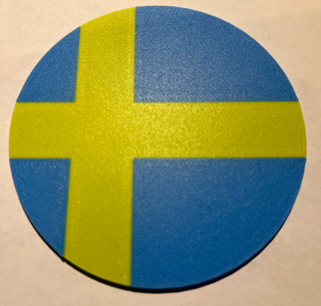 Swedish Flag coaster