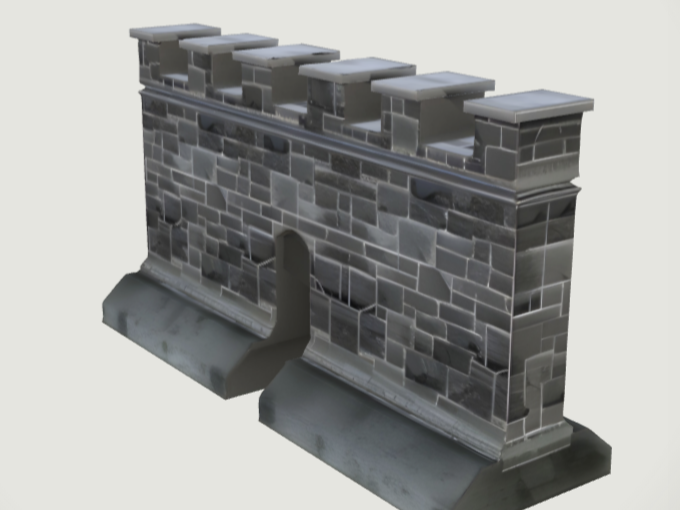 Stone Fortress wall section
