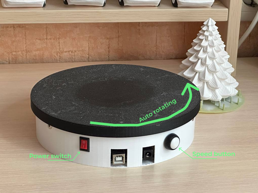 Rotating Display Table with Arduino Control