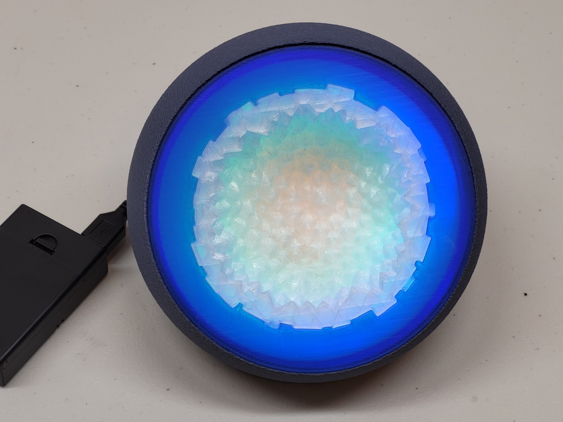 Quartz Geode Lamp